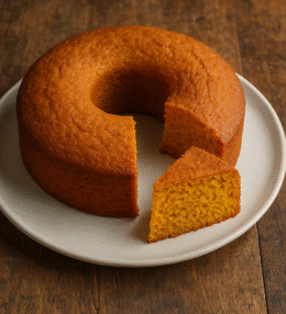 Bolo de Cenoura Econômico (sem ovos)