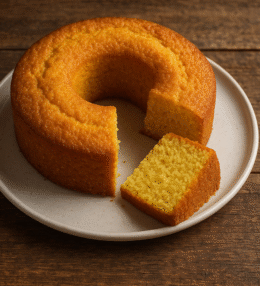 Bolo de Fubá Econômico (sem leite)