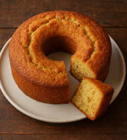 Bolo de Maçã Econômico (sem leite e sem ovos)
