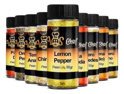 Kit 15 Temperos Gourmet Premium – Caindi