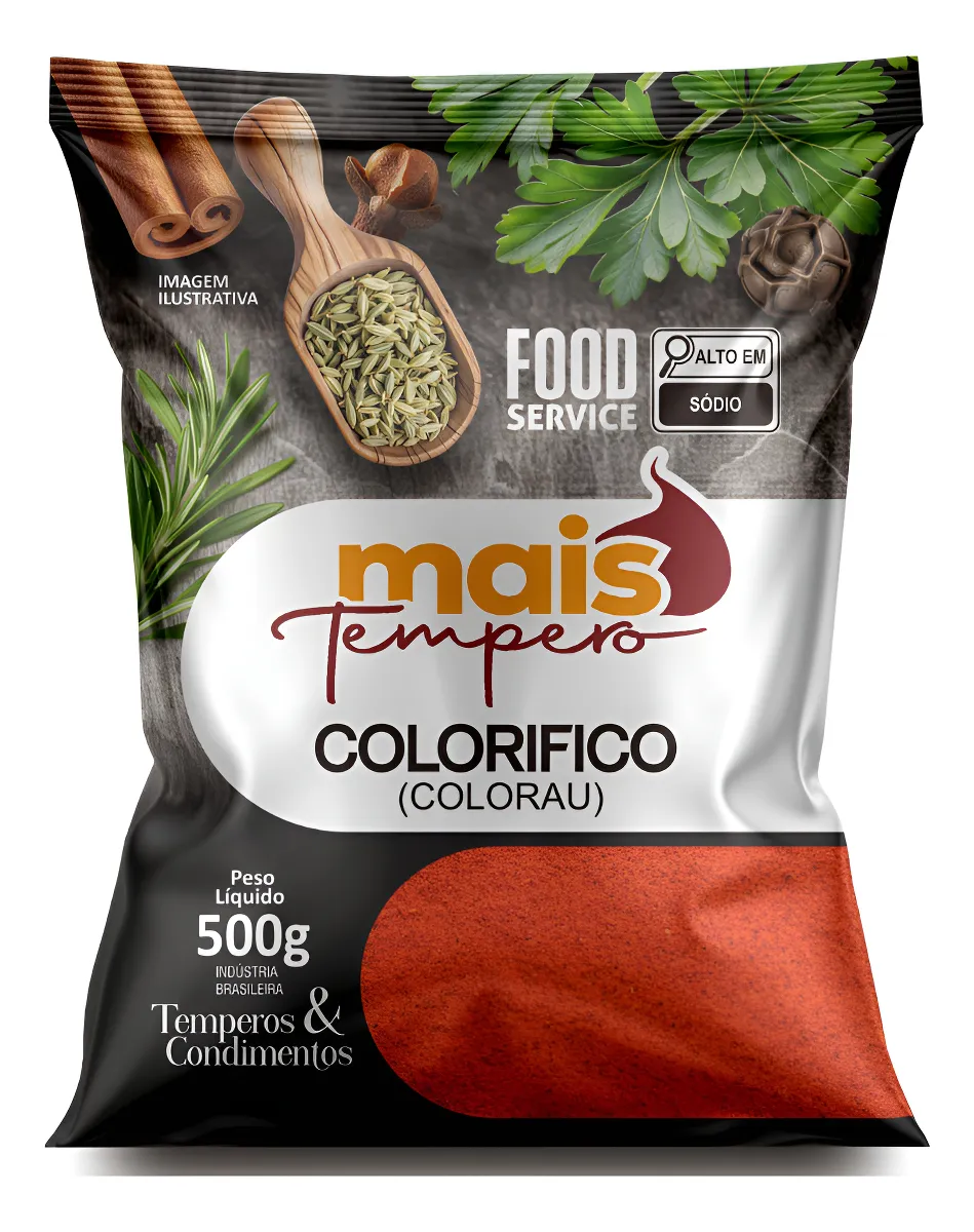 Colorau (Colorífico) 1kg – Mais Tempero