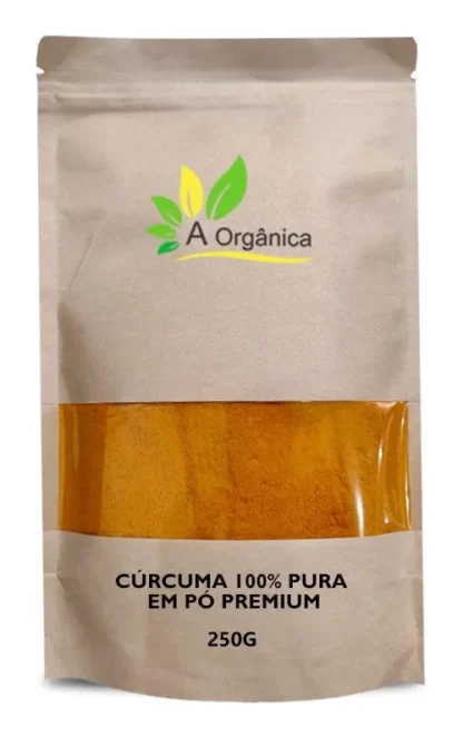 Cúrcuma Pura em Pó Premium 250g – A Orgânica