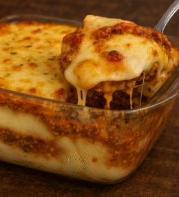 Escondidinho de Carne Moída com Purê de Batata